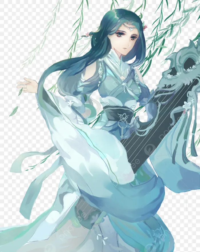 Hình ảnh Tranh Minh Họa Anime Vẽ Tay Theo Phong Cách Cổ Trung Quốc Tuyệt  đẹp Miêu Tả Một Người Phụ Nữ đang Cầm đàn Tranh PNG , Tranh Minh Họa Anime