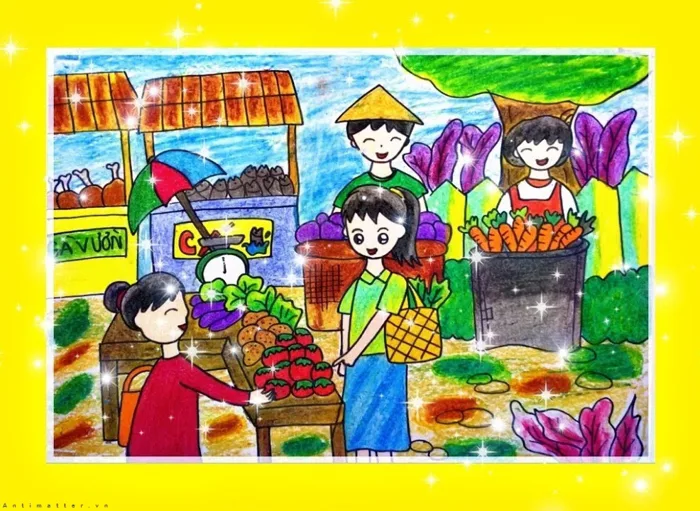 Vẽ Tranh Cuộc Sống Quanh Em Tuy Bình Dị Nhưng Đẹp Xỉu Vẽ Tranh Cuộc Sống Quanh Em Tuy Bình Dị Nhưng Đẹp Xỉu