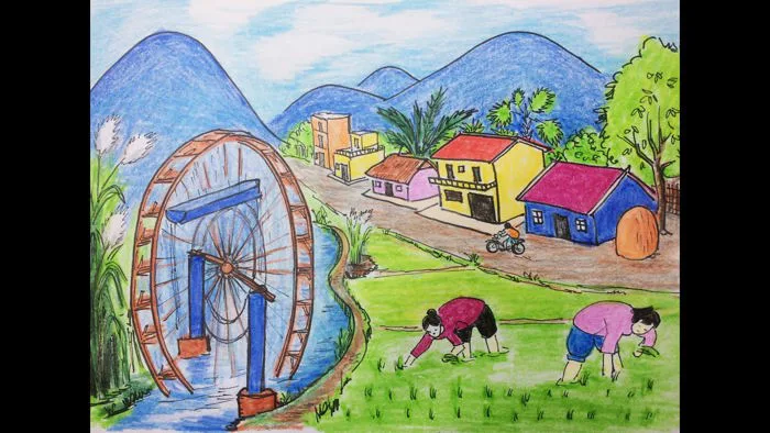 Vẽ Tranh Cuộc Sống Quanh Em Gần Gũi Và Thân Quen Vẽ Tranh Cuộc Sống Quanh Em Gần Gũi Và Thân Quen