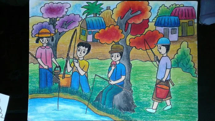 Vẽ Tranh Cuộc Sống Quanh Em Đơn Giản, Đẹp, Gần Gũi Nhất Vẽ Tranh Cuộc Sống Quanh Em Đơn Giản, Đẹp, Gần Gũi Nhất