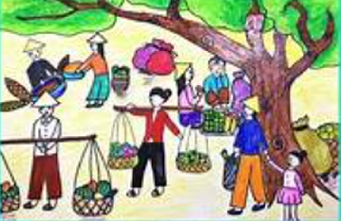 Vẽ tranh chủ đề cuộc sống quanh em Vẽ tranh chủ đề cuộc sống quanh em