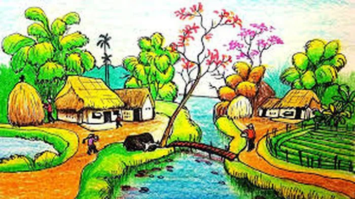 Vẽ tranh chủ đề cuộc sống quanh em Vẽ tranh chủ đề cuộc sống quanh em