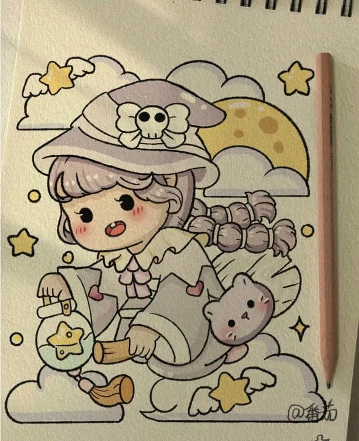 Tuyển tập 780+ tranh chibi đơn giản siêu cute, đáng yêu