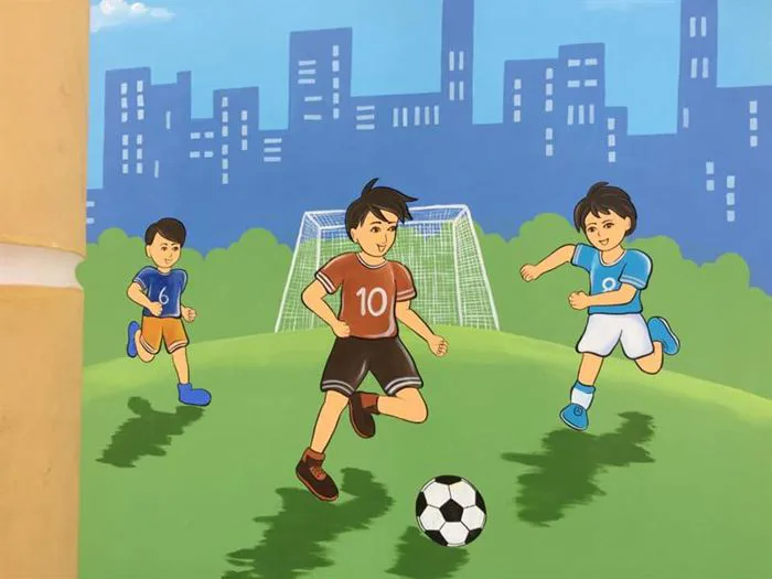 Vẽ tranh tường bóng đá chuyên nghiệp – Thi công toàn quốc