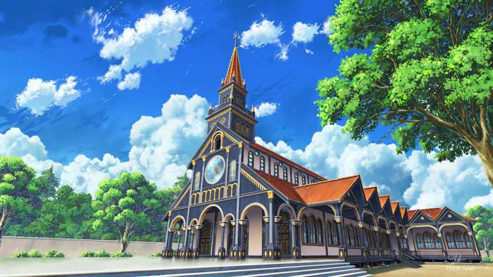Mời xem tranh danh lam thắng cảnh Việt Nam theo phong cách Anime | Viết bởi  Trần Hoàng Long.