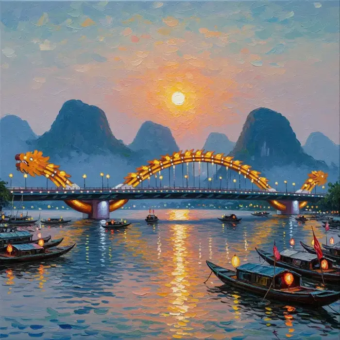 30+ Mẫu tranh danh lam thắng cảnh Việt Nam đẹp nhất 2026
