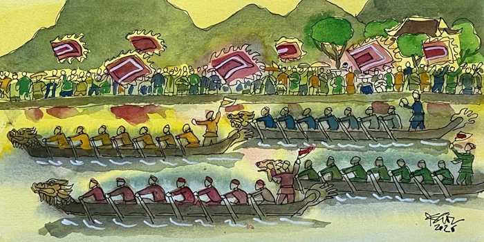 Vạn Xuân mở hội đua thuyền