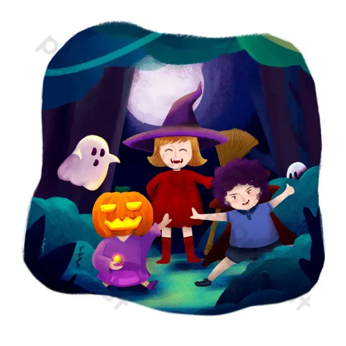 Tải miễn phí Vẽ Tay Bữa Tiệc Lễ Hội Halloween Công cụ đồ họa | PSD chuyên  nghiệp - Pikbest