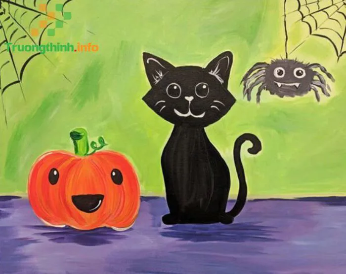 1️⃣】 Cách vẽ tranh đề tài lễ hội Halloween đơn giản, đẹp ™
