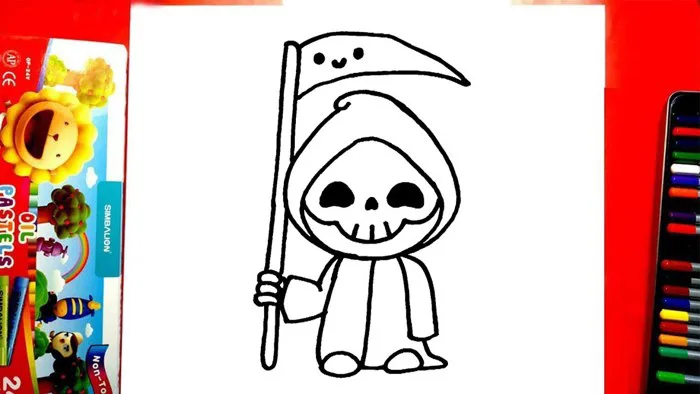 Vẽ tranh Halloween đơn giản | Vẽ lễ hội Halloween dễ nhất