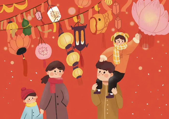 Tranh vẽ đề tài lễ hội hoa đăng đẹp nhất Tranh vẽ đề tài lễ hội hoa đăng đẹp nhất