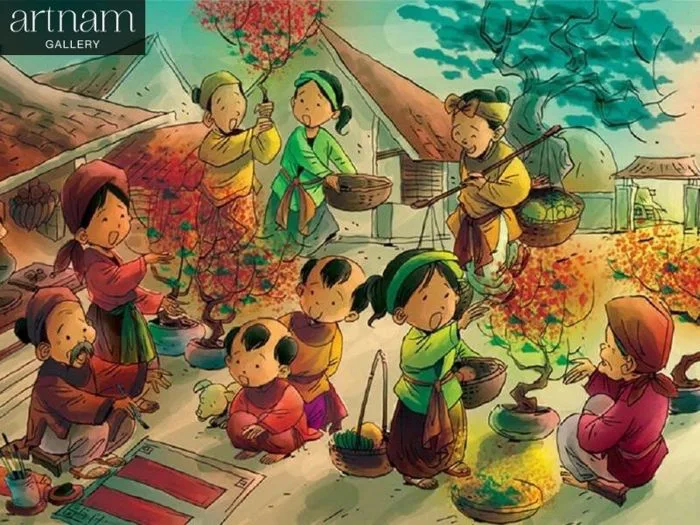 15+ Mẫu tranh đề tài lễ hội truyền thống Việt Nam đẹp nhất 15+ Mẫu tranh đề tài lễ hội truyền thống Việt Nam đẹp nhất