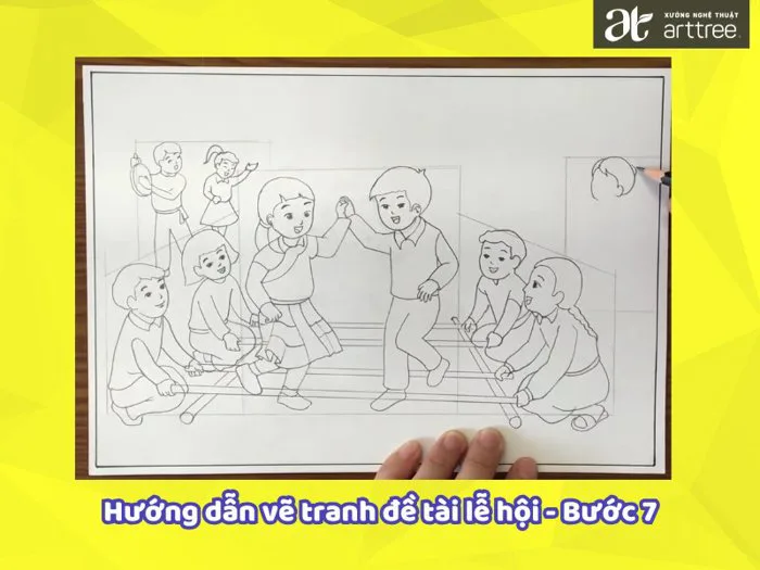 Hướng dẫn] Vẽ tranh đề tài lễ hội cho học sinh đơn giản nhất!