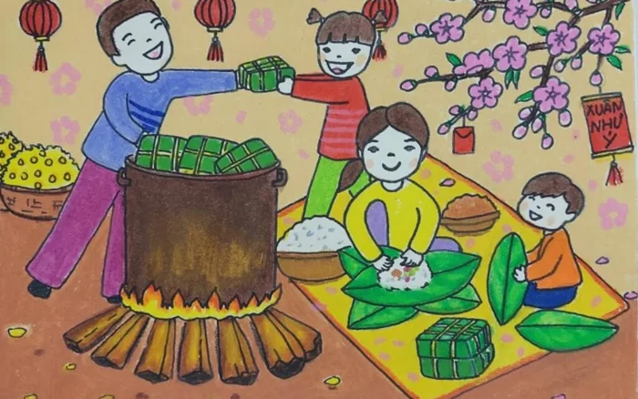 15+ Mẫu tranh đề tài lễ hội truyền thống Việt Nam đẹp nhất 15+ Mẫu tranh đề tài lễ hội truyền thống Việt Nam đẹp nhất