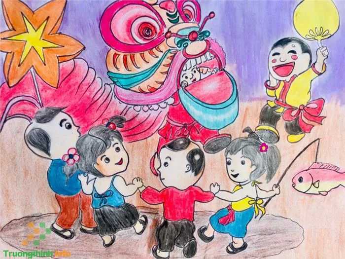 1️⃣】 Cách vẽ tranh đề tài lễ hội lớp 9 đơn giản mà đẹp ™