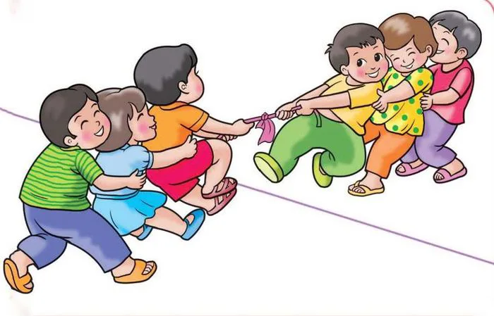 Tổng hợp các bức tranh về đề tài trò chơi dân gian đẹp nhất | Tranh