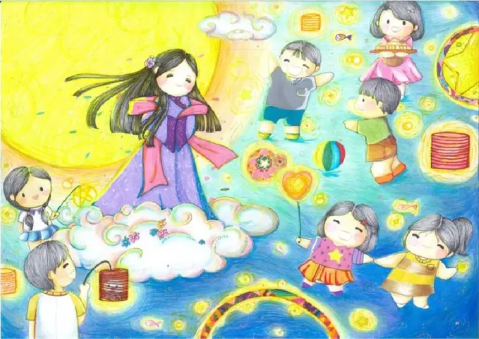 50+ bộ tranh vẽ đề tài trung thu đẹp nhất| Cách vẽ tranh trung thu đơn giản