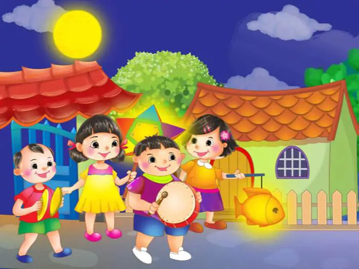 Hướng dẫn vẽ tranh chủ đề Trung thu đơn giản tại nhà - Hương Việt Mart