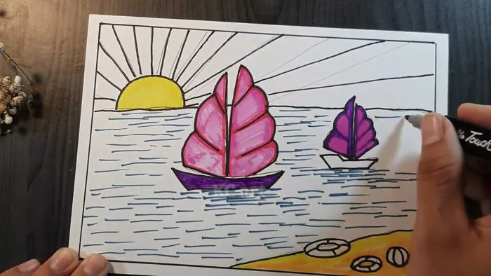 Tranh phong cảnh | Vẽ tranh đề tài tự chọn: tranh phong cảnh | KC art