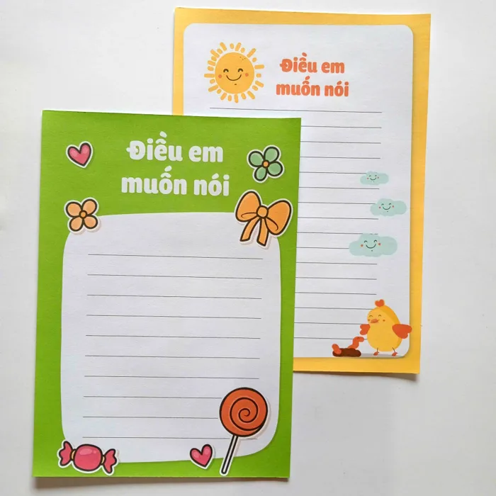 Phiều Điều Em Muốn Nói A5 nhiều mẫu viết điều ước, mục tiêu, lời muốn nói...  | Shopee Việt Nam