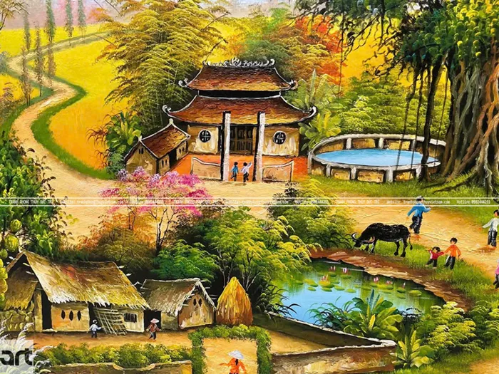Tranh phong cảnh đồng quê