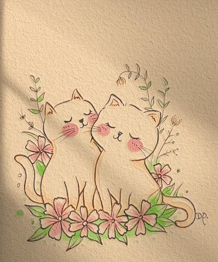 Tổng hợp +300 bức tranh vẽ con vật cute đáng yêu dễ thương - Mỹ Thuật Bụi