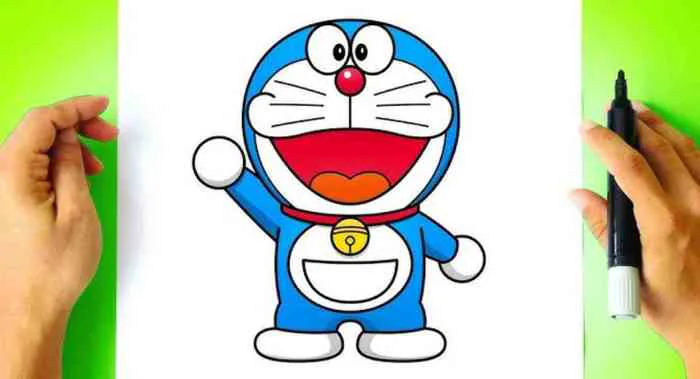 Cách vẽ mèo máy Doraemon chỉ với vài thao tác cơ bản