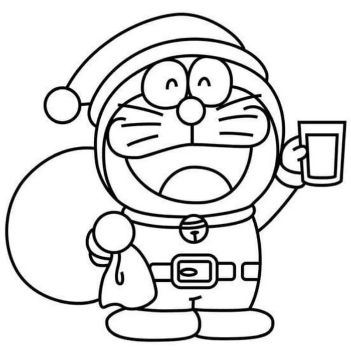 500 tranh tô màu doraemon cho bé đẹp, dễ tô tại nhà