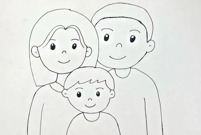 99+ Mẫu vẽ tranh gia đình ý nghĩa và đơn giản