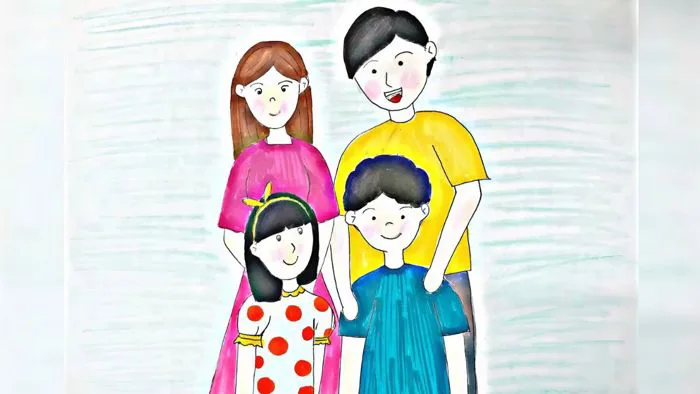 Cách vẽ tranh gia đình đẹp đơn giản và ý nghĩa nhất
