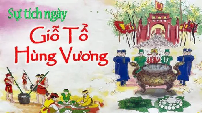 Hướng dẫn cách vẽ tranh giỗ tổ hùng vương đơn giản - Artnam