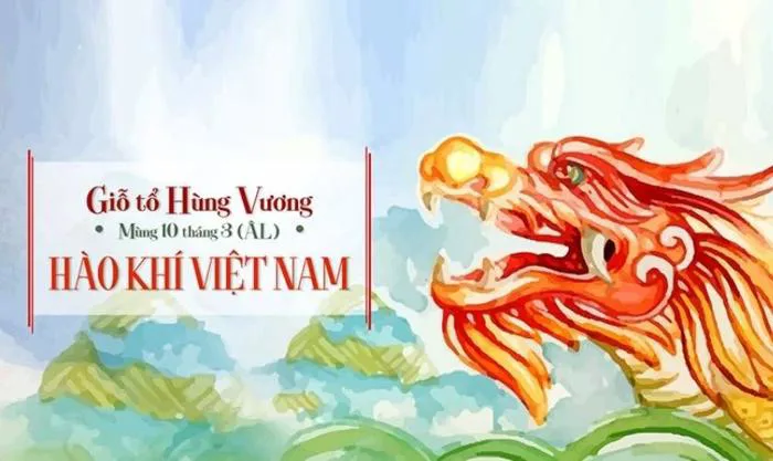 Tranh vẽ Giỗ Tổ Hùng Vương đơn giản, đẹp nhất 2026