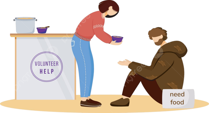 Hình ảnh Minh Họa Vector Phẳng Cho Người Nghèo ăn Vector Hỗ Trợ Xã Hội  Phẳng PNG , Xã Hội, Phẳng, Sự Giúp đỡ minh họa trên Pngtree, Nhuận bút