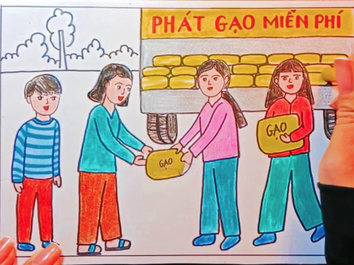 Tranh vẽ hoạt động vì cộng đồng đẹp, ý nghĩa và sáng tạo 2026