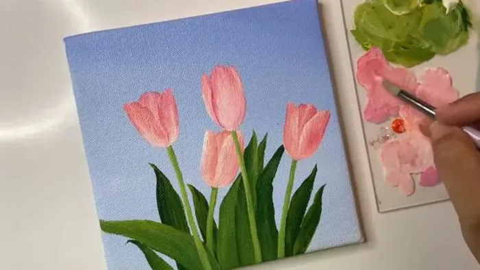 Hướng Dẫn 5+ Cách Vẽ Hoa Tulip Đơn Giản (Bút Chì, Màu Nước & Dễ Thương)