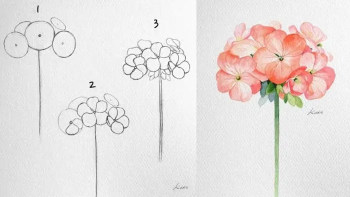 30+ cách vẽ hoa đơn giản, đẹp, dễ vẽ nhất ai cũng vẽ được