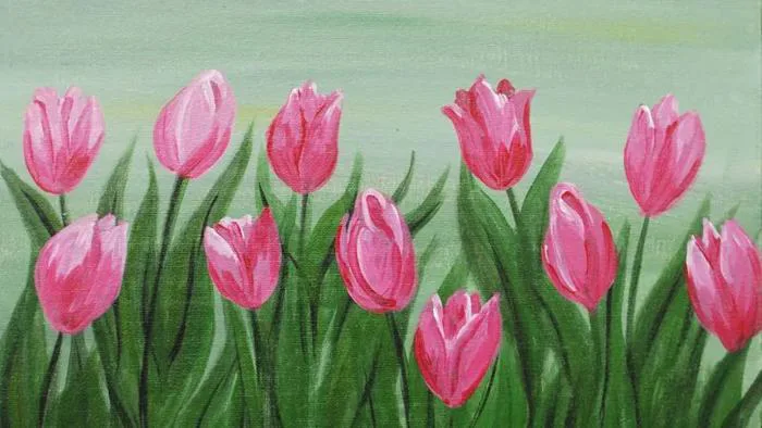 Hướng Dẫn 5+ Cách Vẽ Hoa Tulip Đơn Giản (Bút Chì, Màu Nước & Dễ Thương)