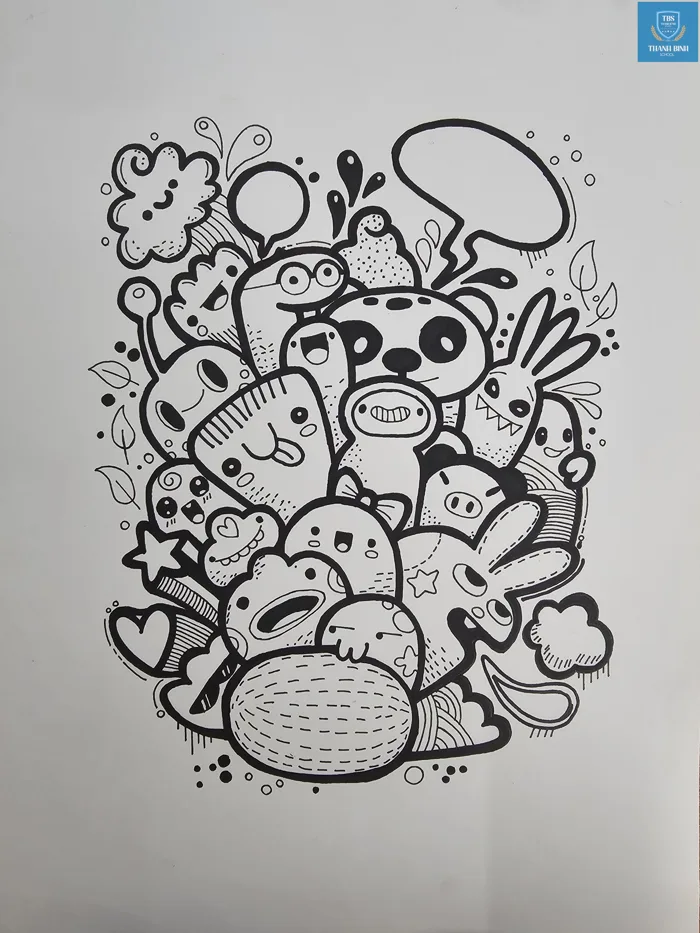 Mỹ thuật - Vẽ tranh Doodle 🎨 - Thanh Bình Edu