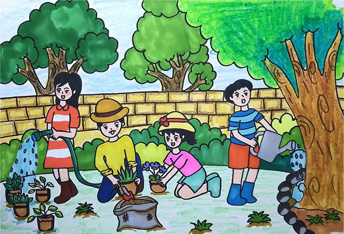 Chia sẻ 20+ Tranh vẽ đơn giản về đề tài Mùa hè của em