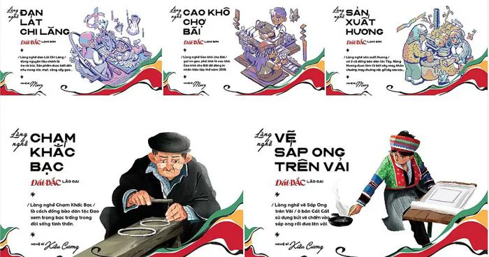Dự án minh họa 'Đất Bắc' tôn vinh các làng nghề truyền thống Bắc Bộ -  Sài·gòn·eer