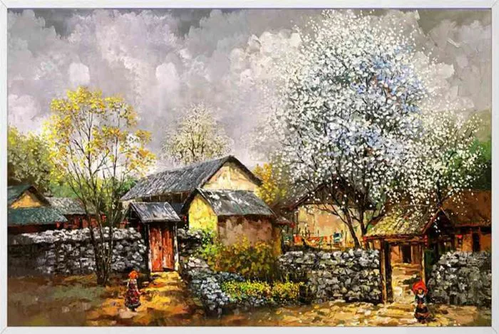 Những điều bạn nên biết khi vẽ tranh phong cảnh làng quê! - Việt Architect  Group - Kiến Trúc Sư Việt Nam
