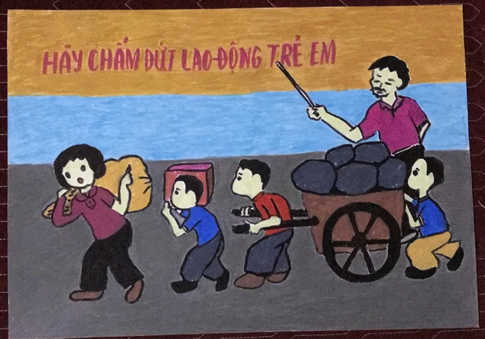 Vẽ tranh phòng ngừa lao động trẻ em đơn giản? Nguyên tắc sử dụng lao động