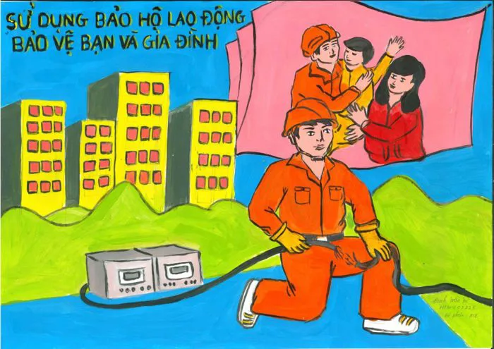 Cuộc thi Vẽ tranh tuyên truyền về Chủ đề An toàn vệ sinh lao động tại HTMV  – TC Group's Life