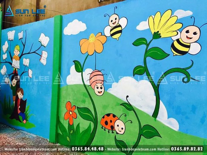 Dịch vụ vẽ tranh tường mầm non đẹp nhất