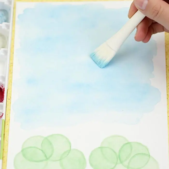 Hướng Dẫn Vẽ Tranh Phong Cảnh Bằng Màu Nước Đơn Giản Cho Học Sinh Lớp 6 -  Vương quốc tranh