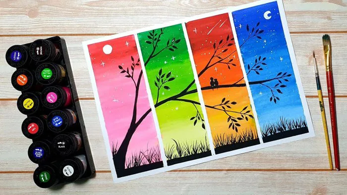 Cách vẽ màu nước đơn giản cho người mới học vẽ - Saigon Art