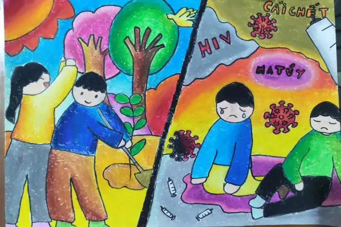 50+ ý tưởng vẽ tranh phòng chống tệ nạn xã hội ấn tượng và ý nghĩa