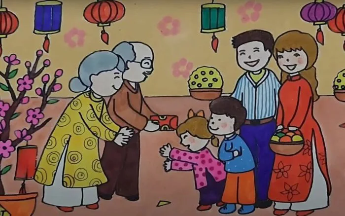 Gợi ý 99+ ý tưởng vẽ tranh ngày Tết đẹp, ý nghĩa nhất 2026