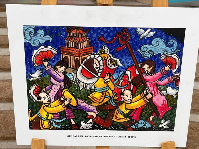 Phát động Cuộc thi Vẽ tranh thiếu nhi quốc tế “Em yêu Hà Nội - Thành phố vì  hòa bình” năm 2026