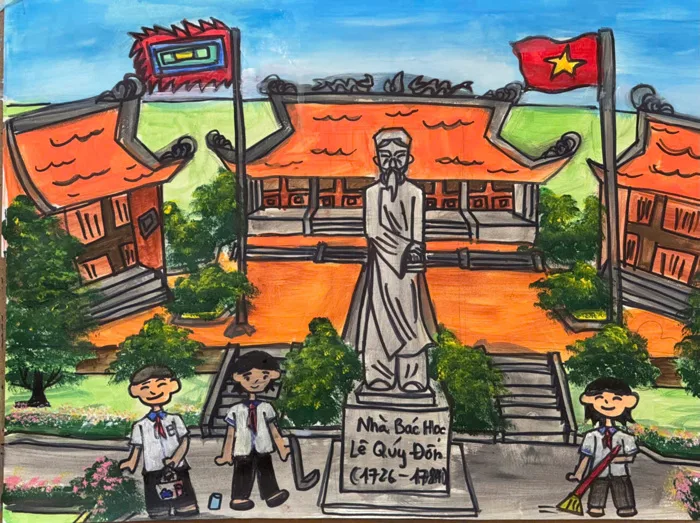 Học sinh Trường TH&THCS Minh Tân đoạt giải Cuộc thi “Vẽ tranh theo sách”  năm 2026 với chủ đề “Hưng Yên trong em”.